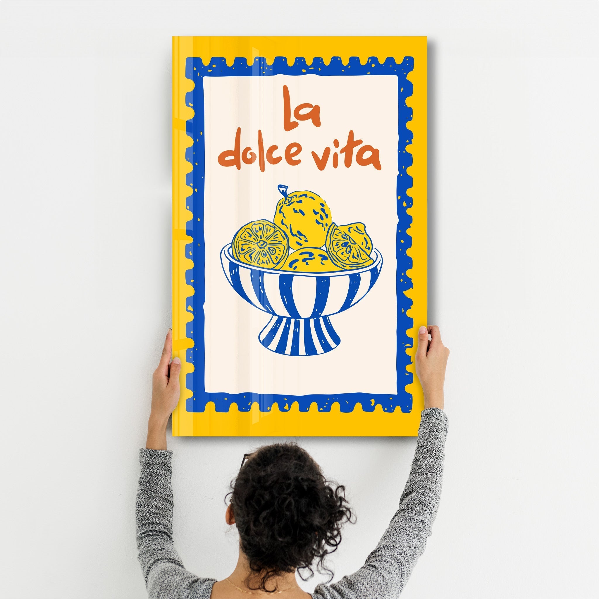 Poster méditerranéen "La dolce vita"