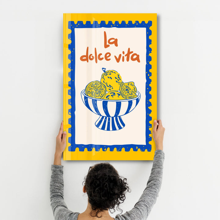 Poster méditerranéen "La dolce vita"