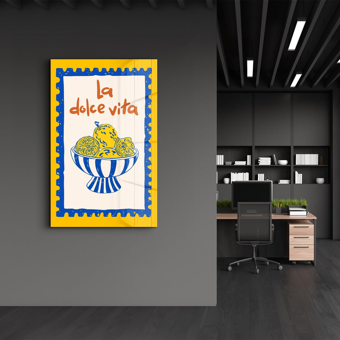 Poster méditerranéen "La dolce vita"