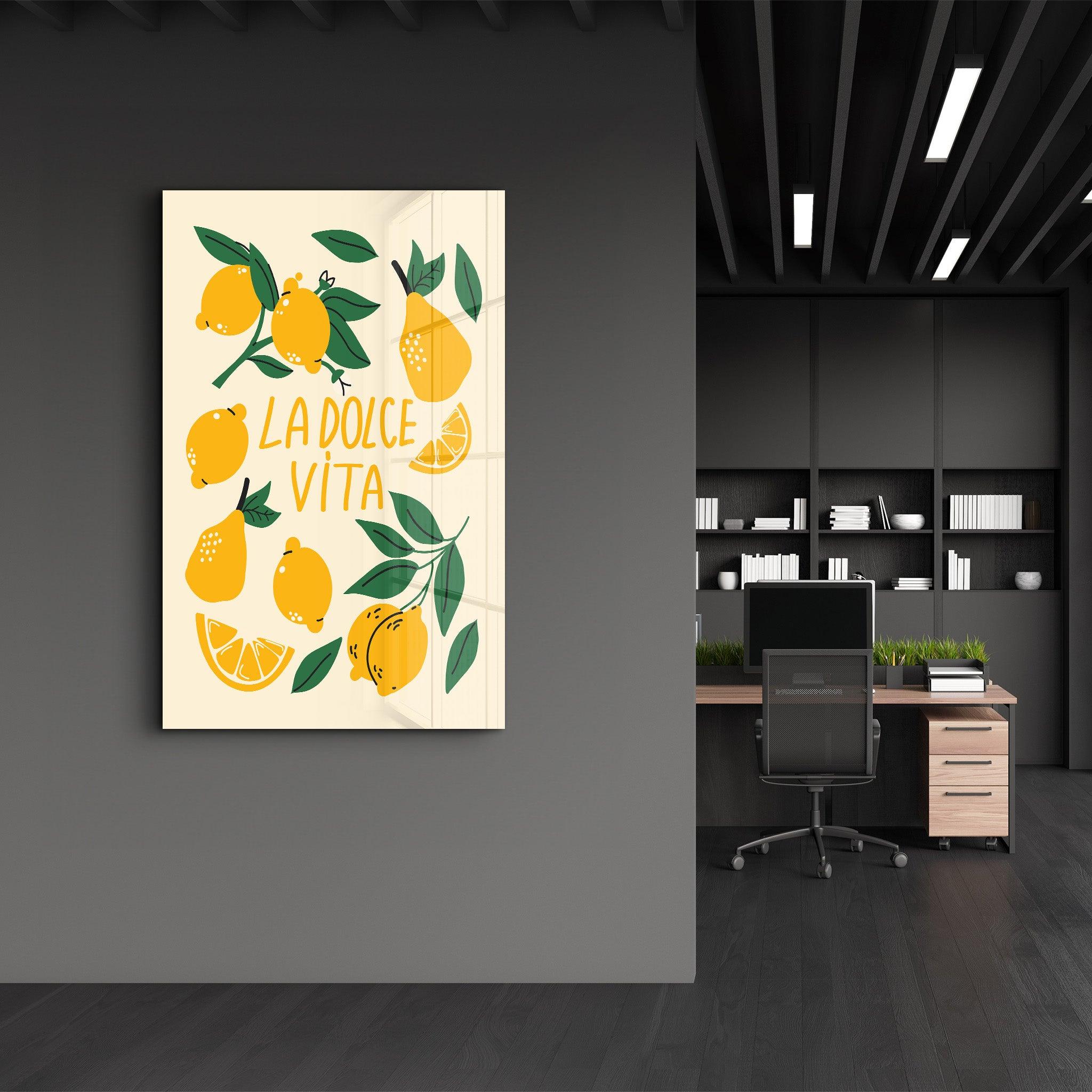 Poster méditerranéen "LA DOLCE VITA"