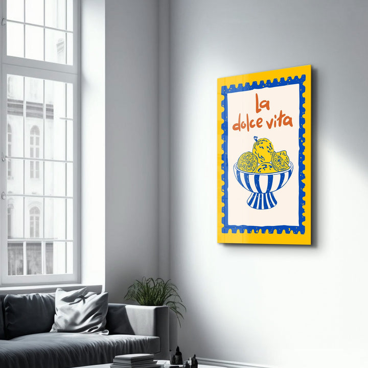 Poster méditerranéen "La dolce vita"