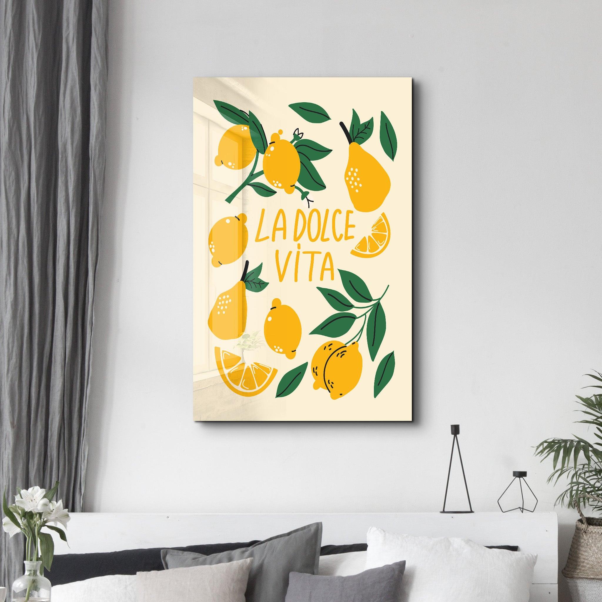 Poster méditerranéen "LA DOLCE VITA"