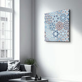 Poster décoratif "Mediterranean Hexagonal Mosaic"