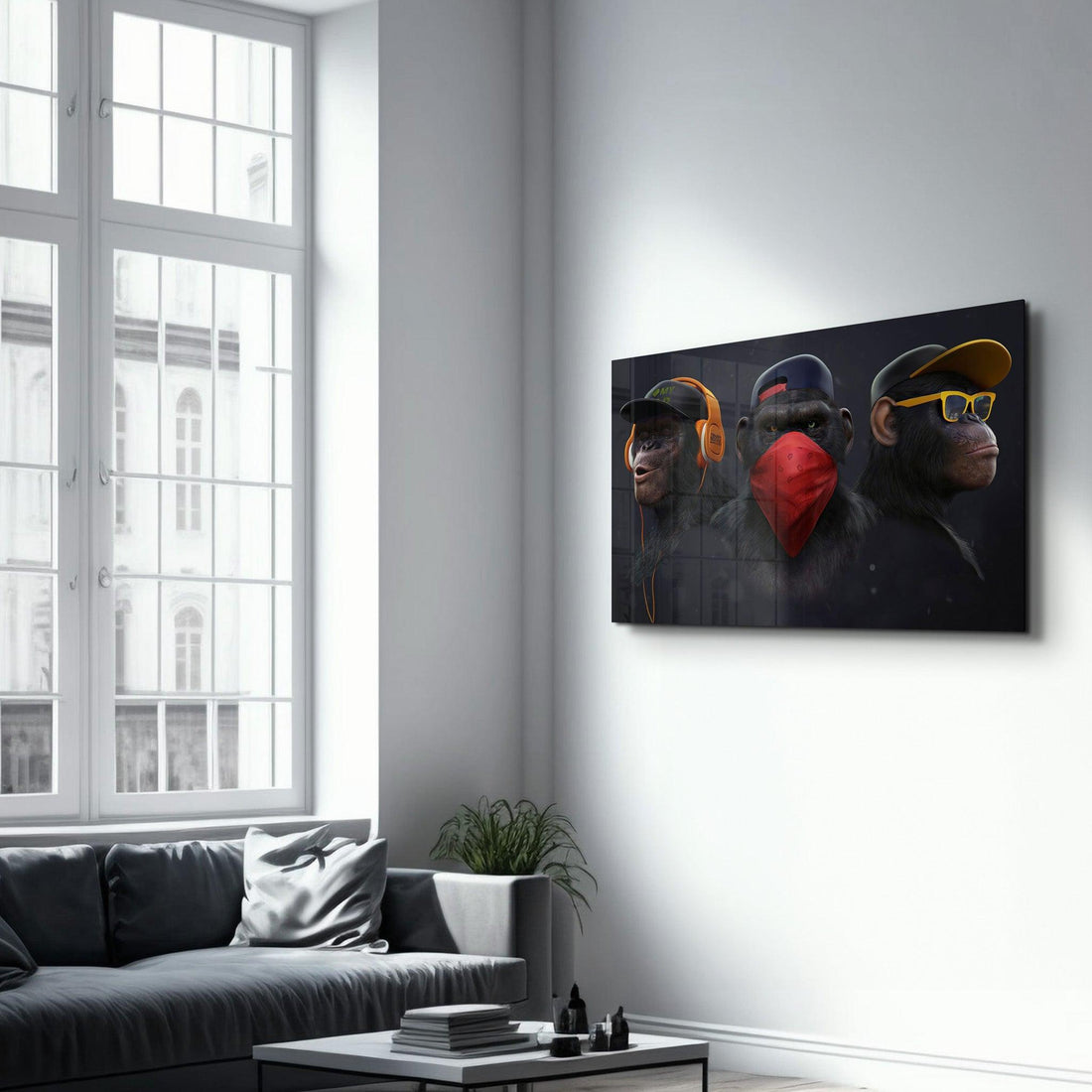 Poster "Urban Monkeys – Street Art Digital"