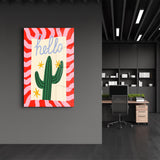 Poster coloré "HELLO"