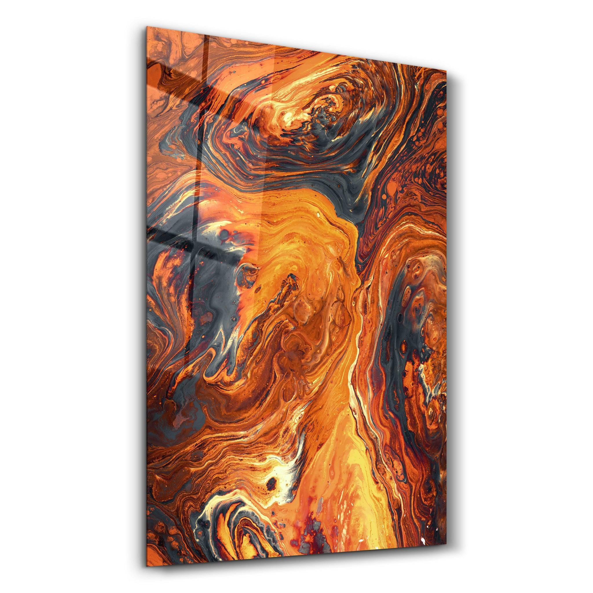 Poster décoratif "Fluid Fire – Abstract Edition"