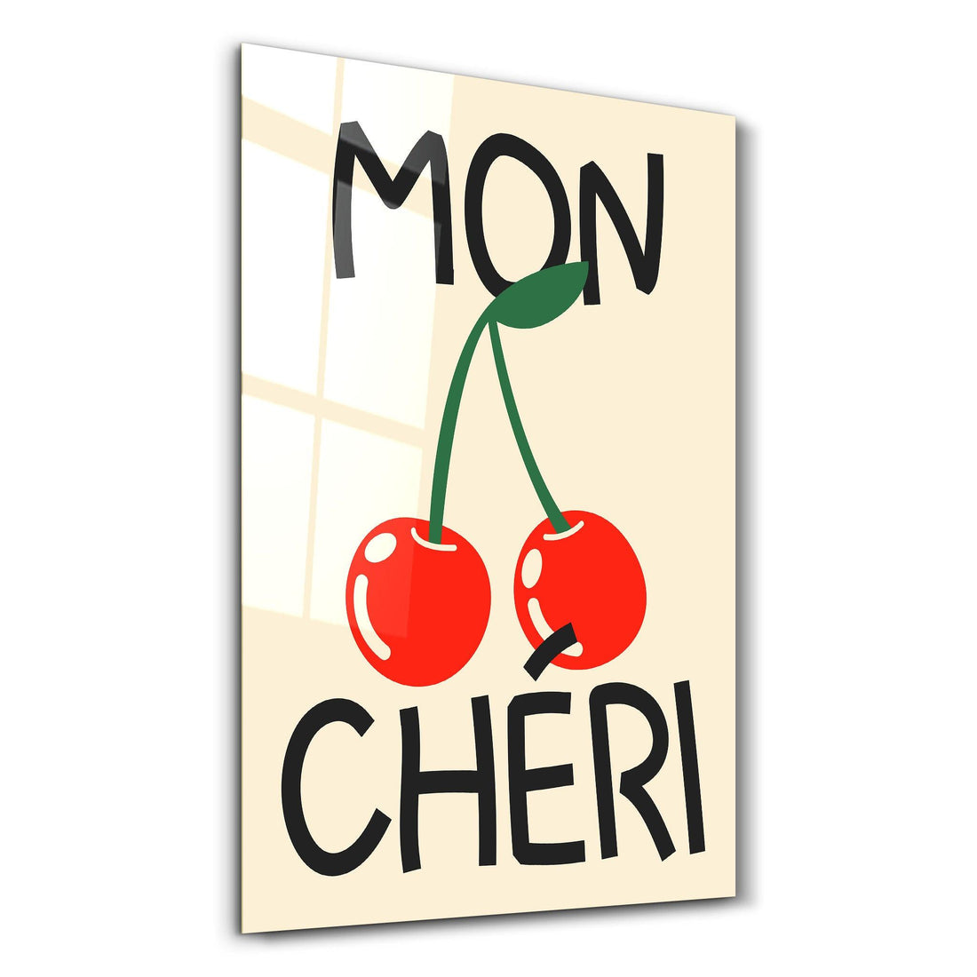 Poster romantique "MON CHÉRI"