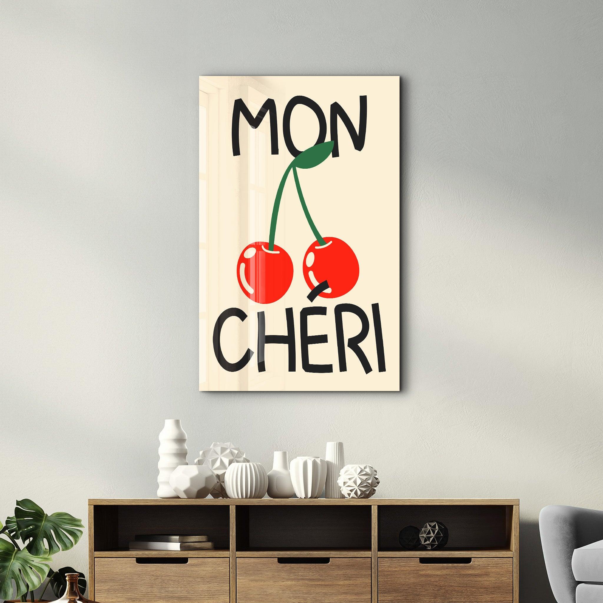 Poster romantique "MON CHÉRI"