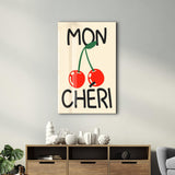 Poster romantique "MON CHÉRI"