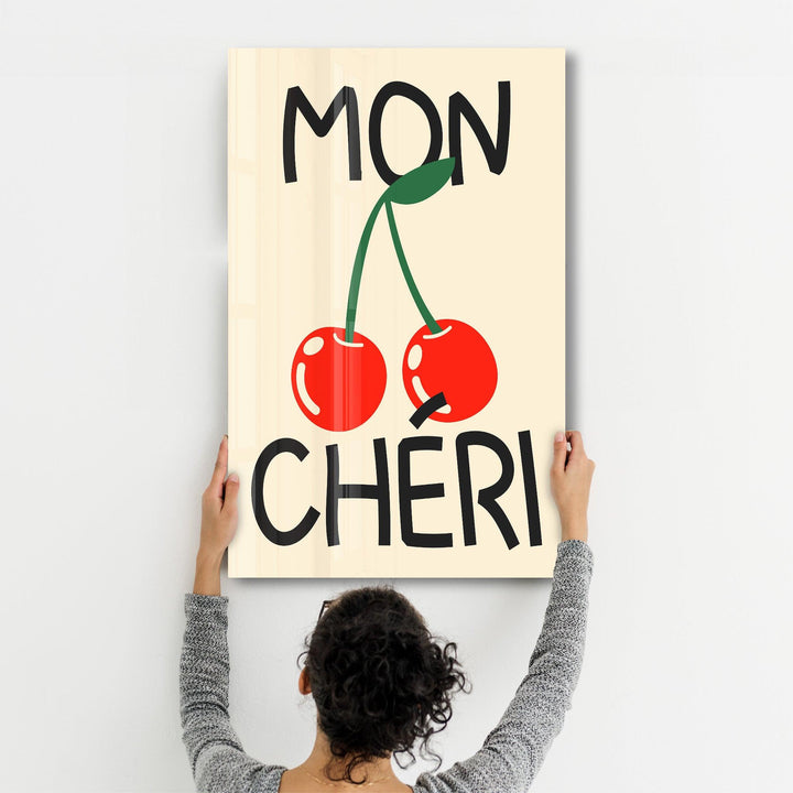 Poster romantique "MON CHÉRI"