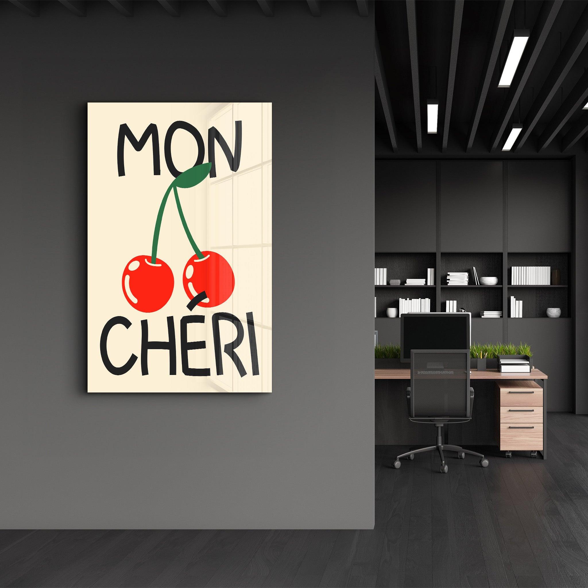 Poster romantique "MON CHÉRI"