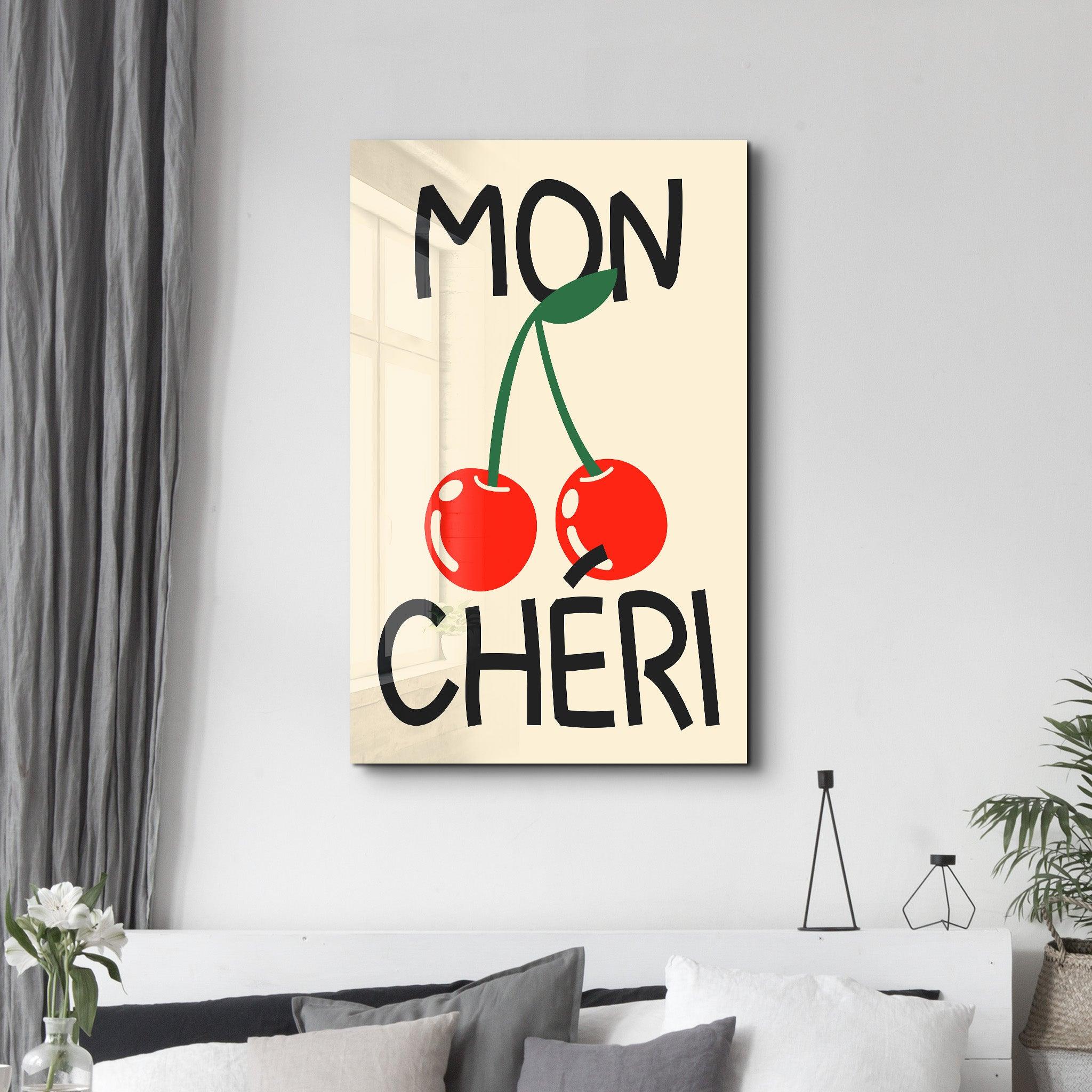 Poster romantique "MON CHÉRI"