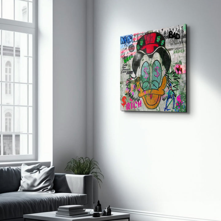 Poster Pop Art "MONEY & CASH"