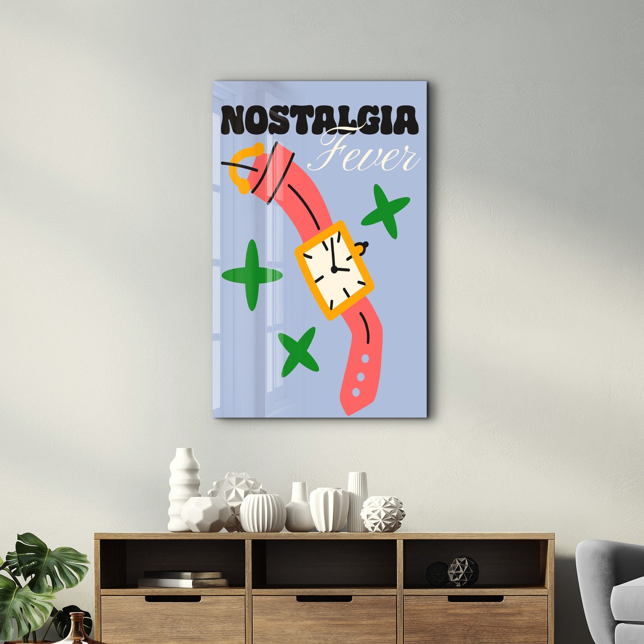 Poster rétro "NOSTALGIA Fever"