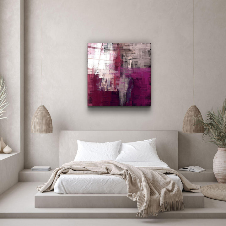 Tableau Mural "Nuances Pourpres"