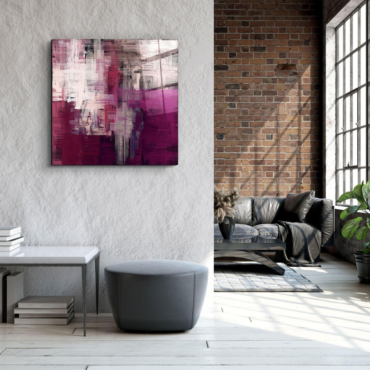 Tableau Mural "Nuances Pourpres"