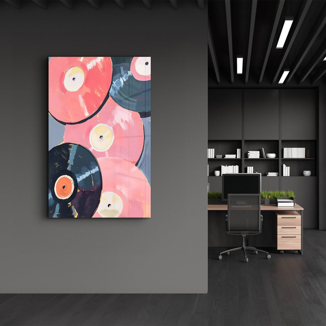 Poster artistique "Vinyl Vibes"
