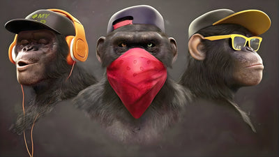 Poster "Urban Monkeys – Street Art Digital"
