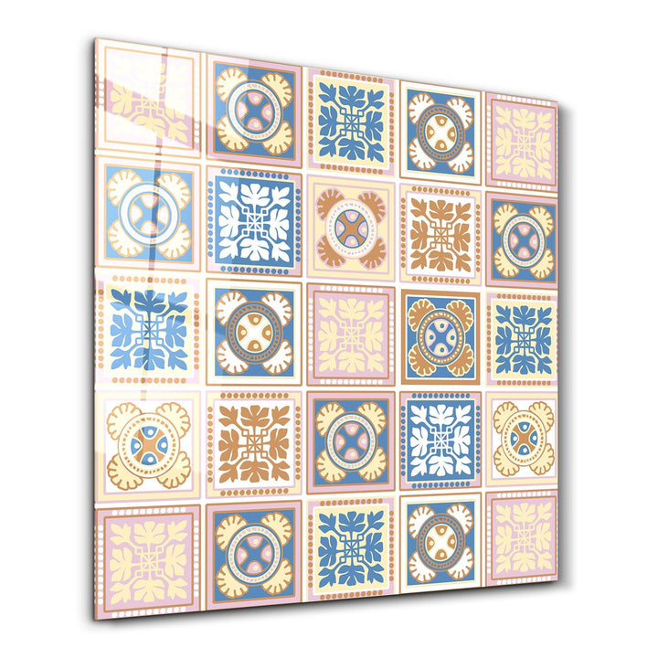 Poster décoratif "Ornamental Color Tiles"
