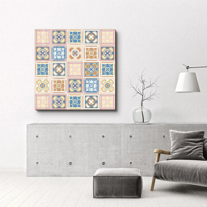 Poster décoratif "Ornamental Color Tiles"