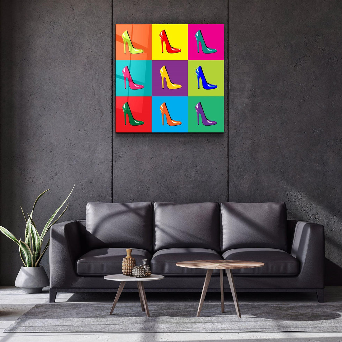 Tableau Pop Art Talons Hauts