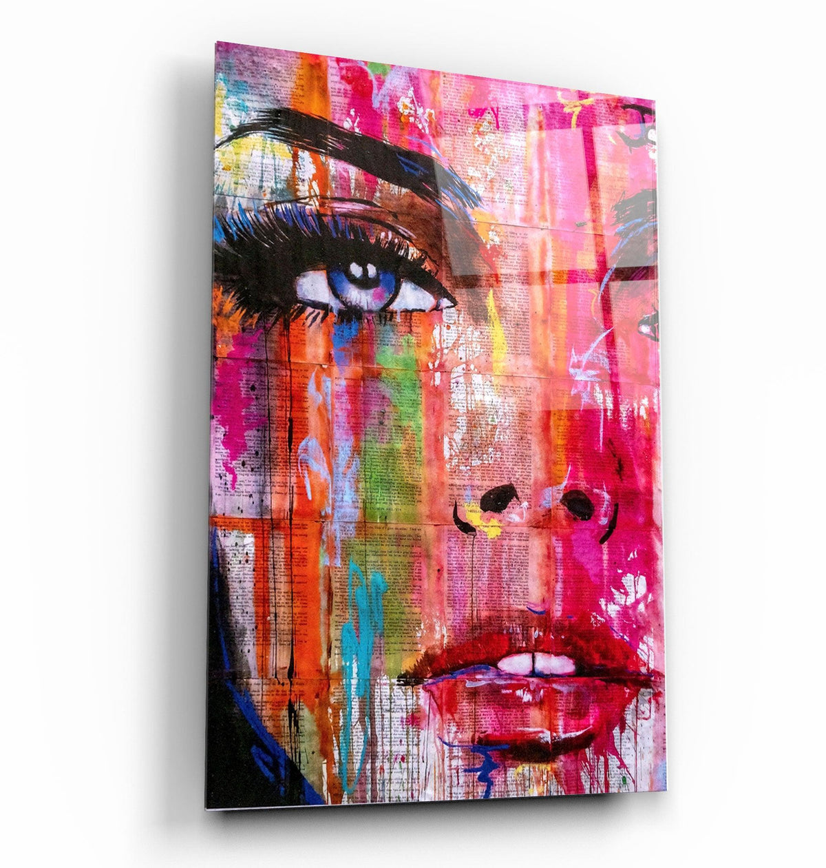 Poster "Portrait Coloré – Femme Abstraite"