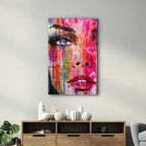 Poster "Portrait Coloré – Femme Abstraite"