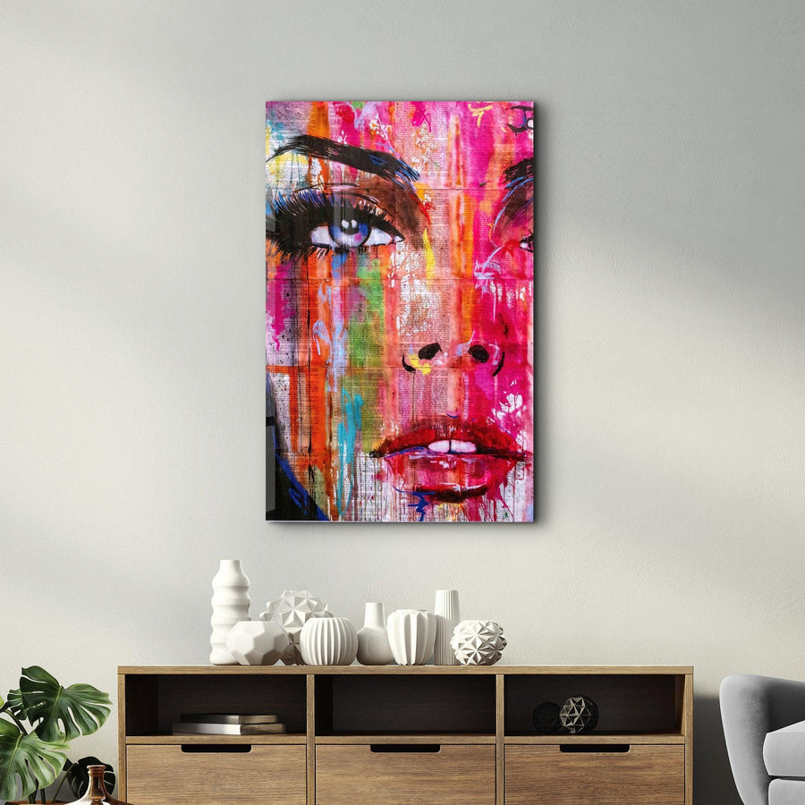 Poster "Portrait Coloré – Femme Abstraite"