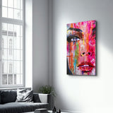 Poster "Portrait Coloré – Femme Abstraite"