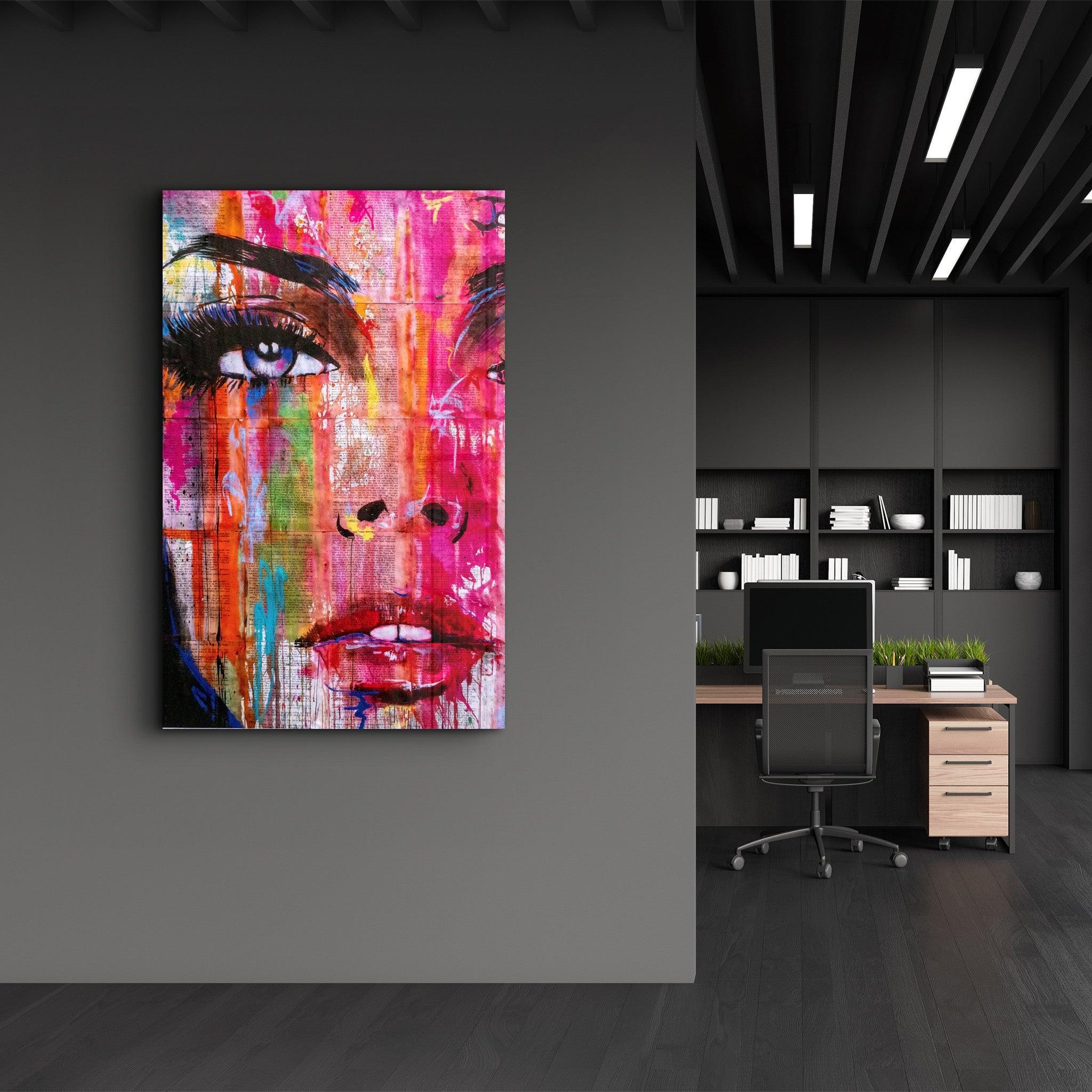 Poster "Portrait Coloré – Femme Abstraite"