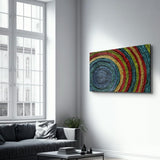 Tableau Abstrait Concentrique