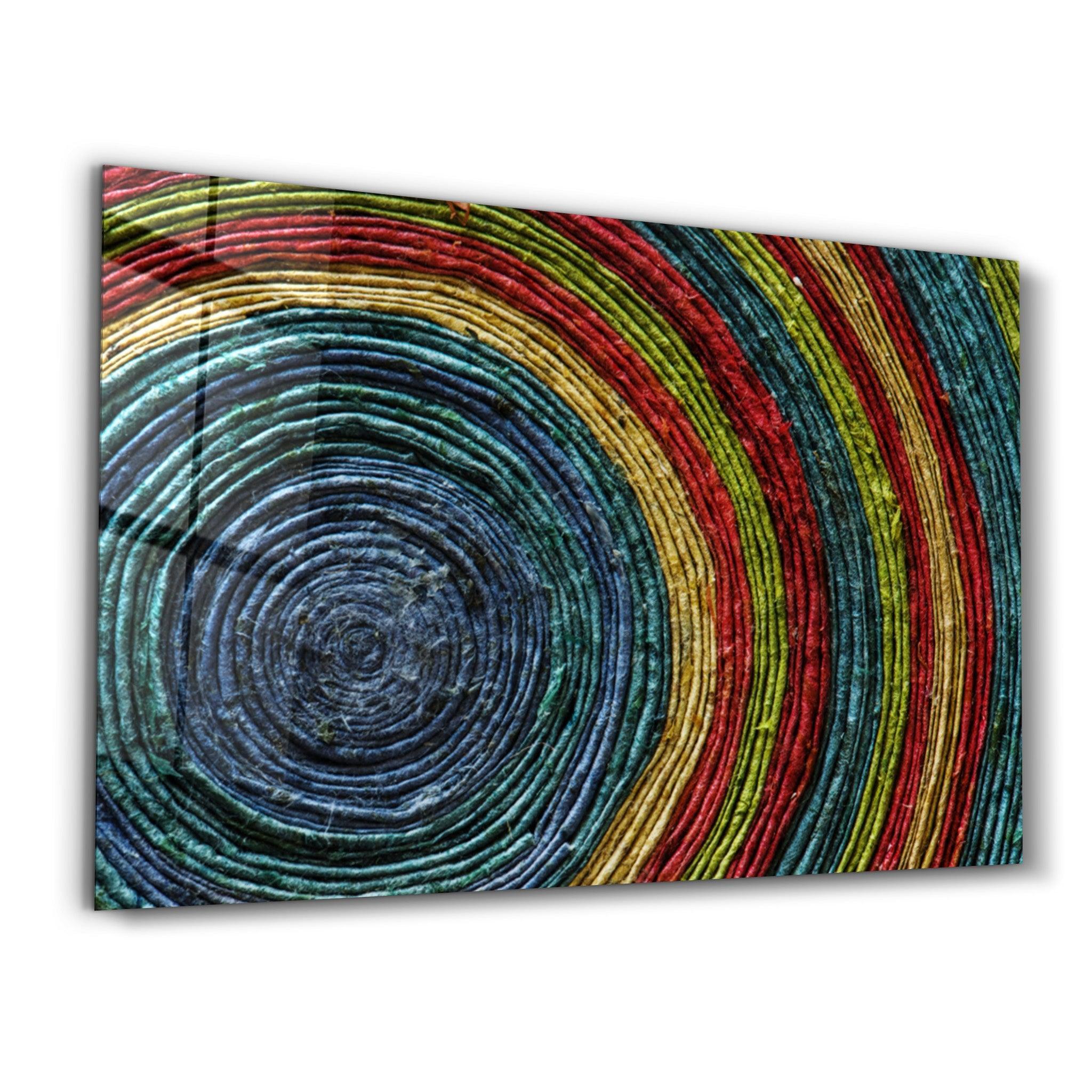 Tableau Abstrait Concentrique
