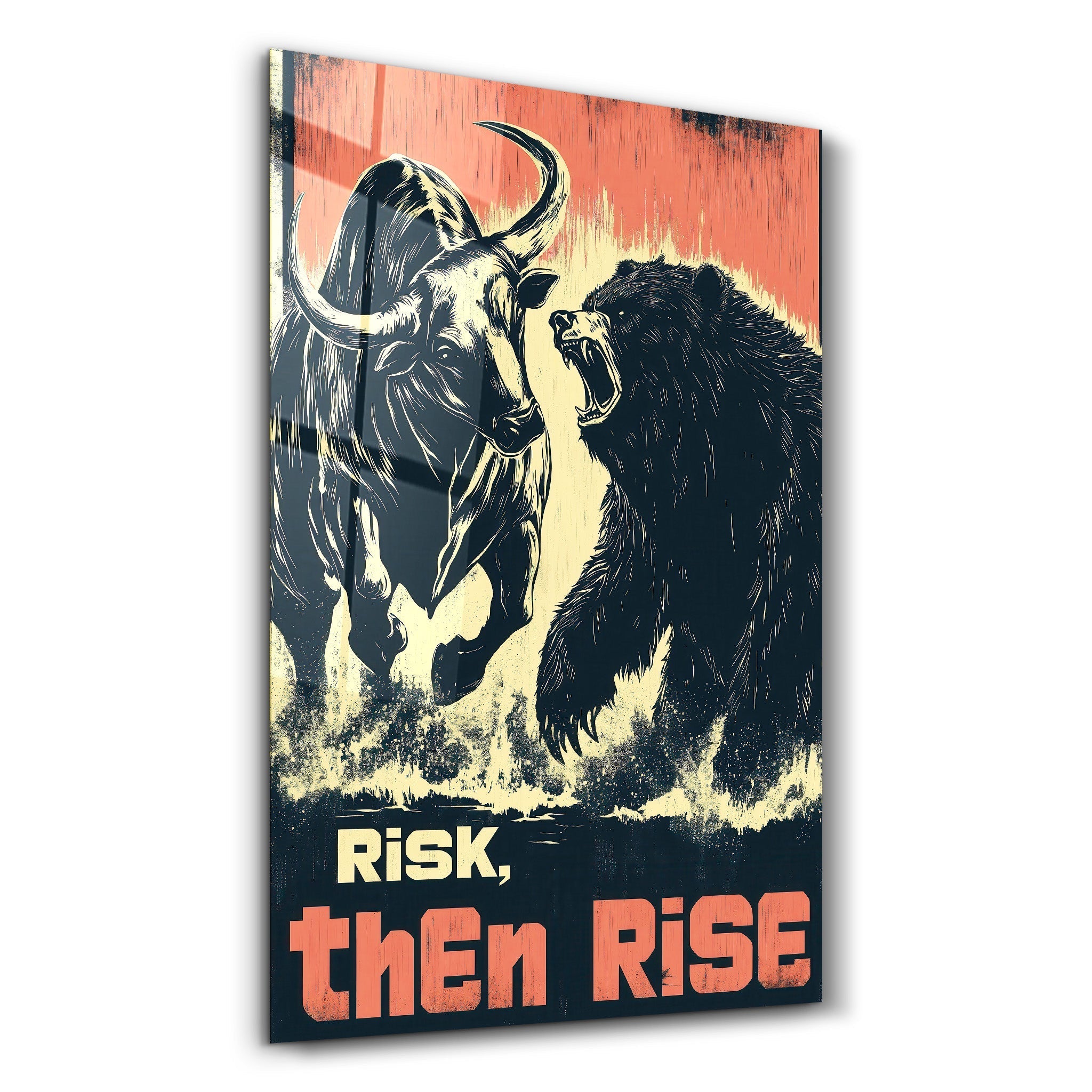 Tableau Bull & Bear – Poster Motivation Finance