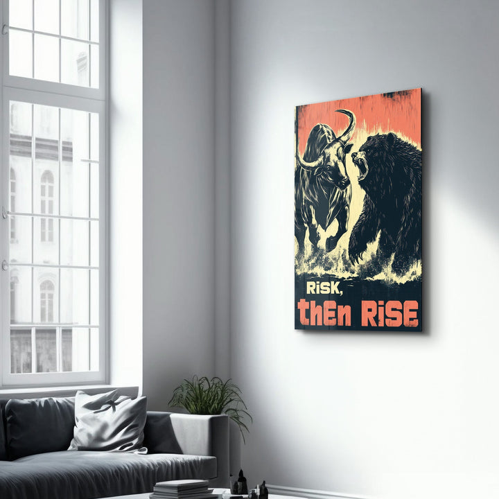Tableau Bull & Bear – Poster Motivation Finance