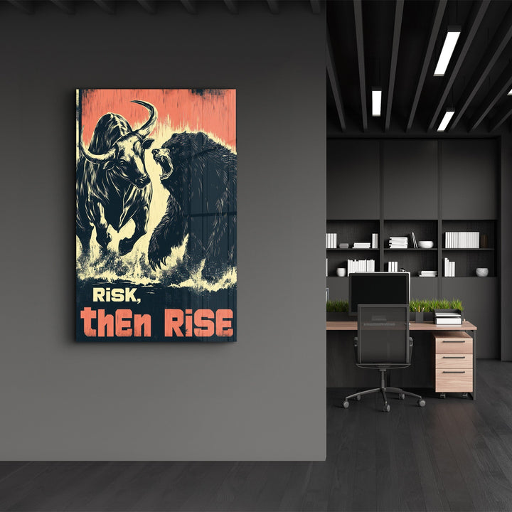 Tableau Bull & Bear – Poster Motivation Finance