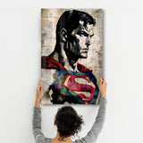 Poster décoratif "Superman Tears – Mixed Media Edition"