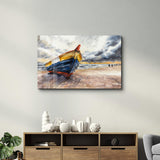 Poster "Boat on the Beach – Aquarelle Contemporaine"