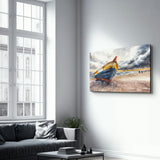 Poster "Boat on the Beach – Aquarelle Contemporaine"