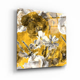 Tableau Mural "Fleurs d'Or"