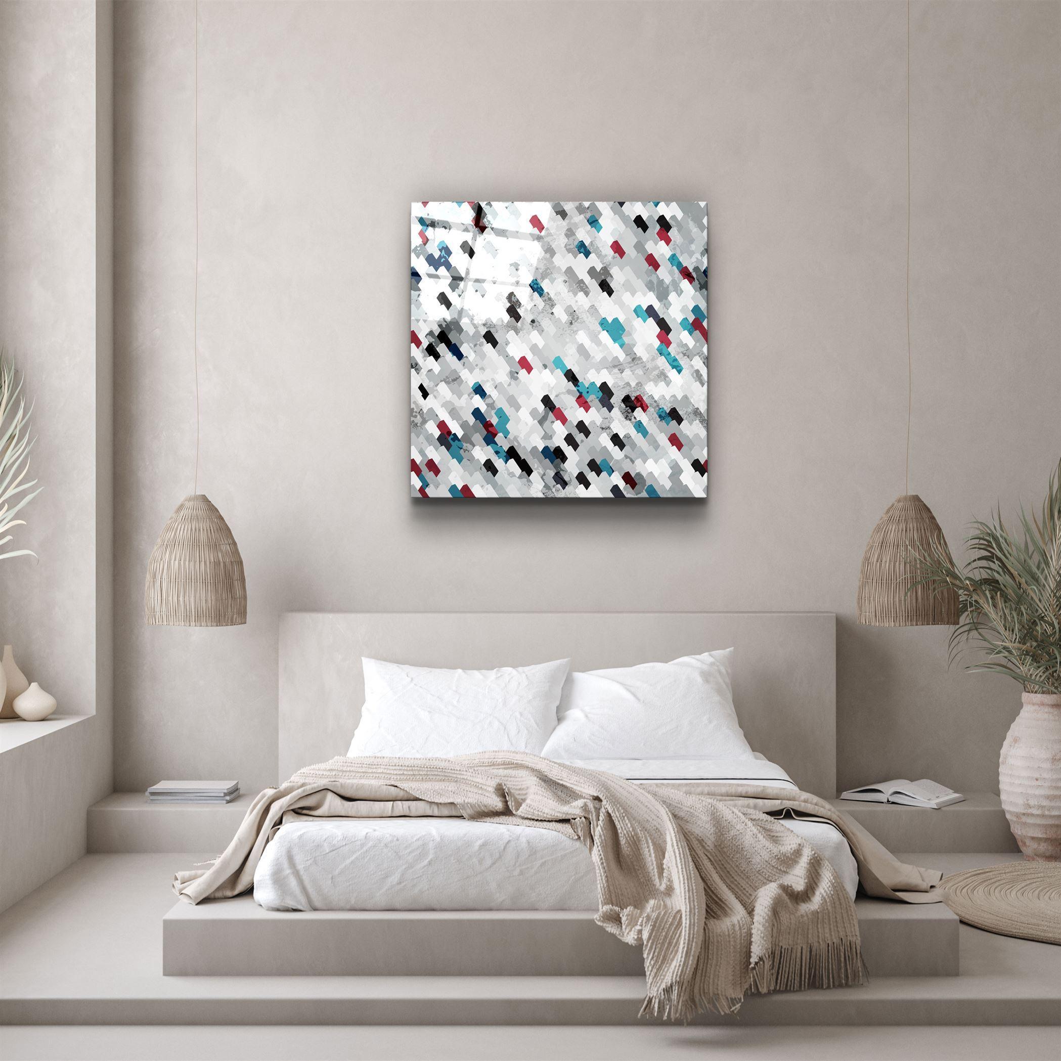 Tableau Abstrait Pixelisé