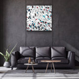 Tableau Abstrait Pixelisé