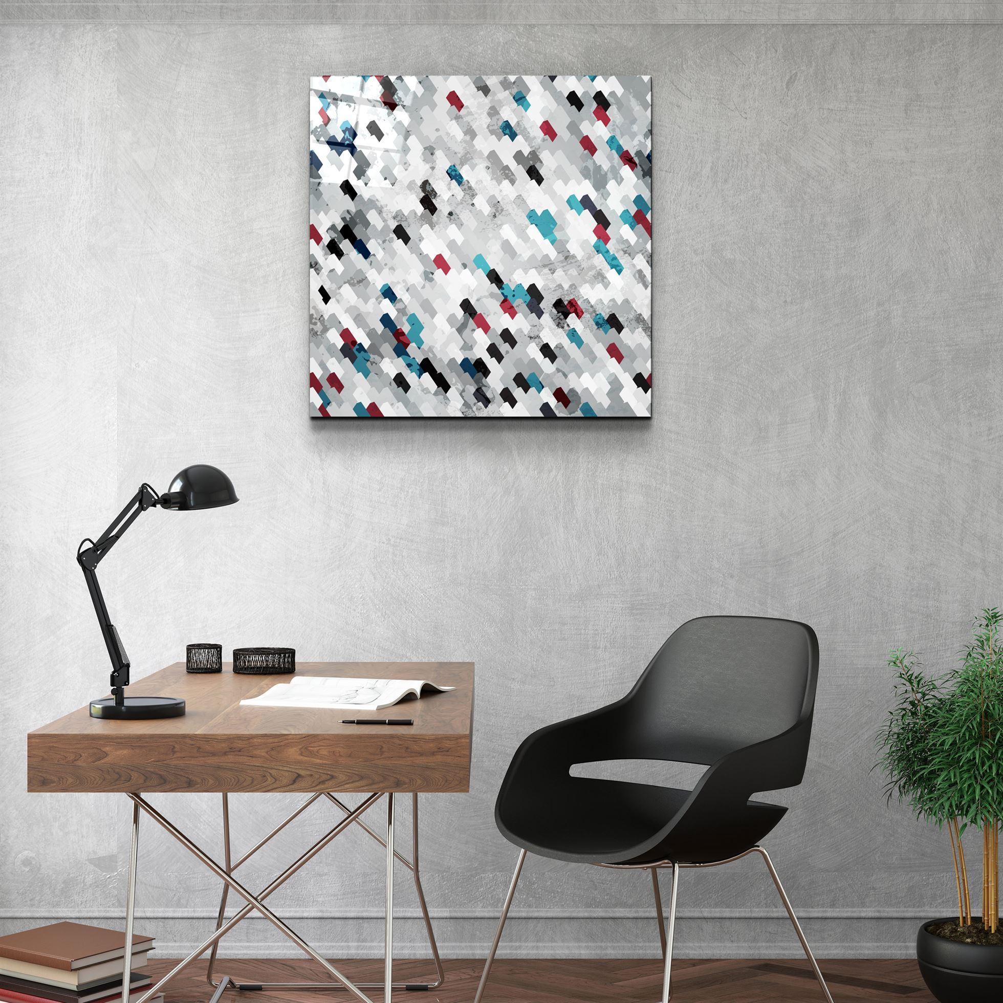 Tableau Abstrait Pixelisé