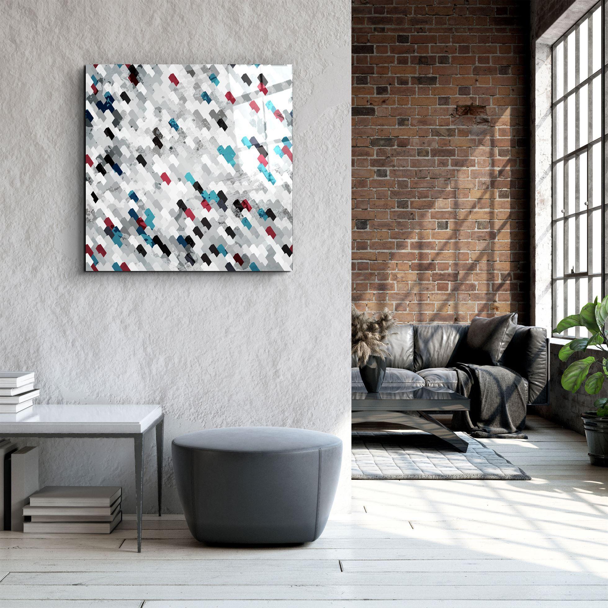 Tableau Abstrait Pixelisé