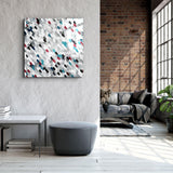Tableau Abstrait Pixelisé