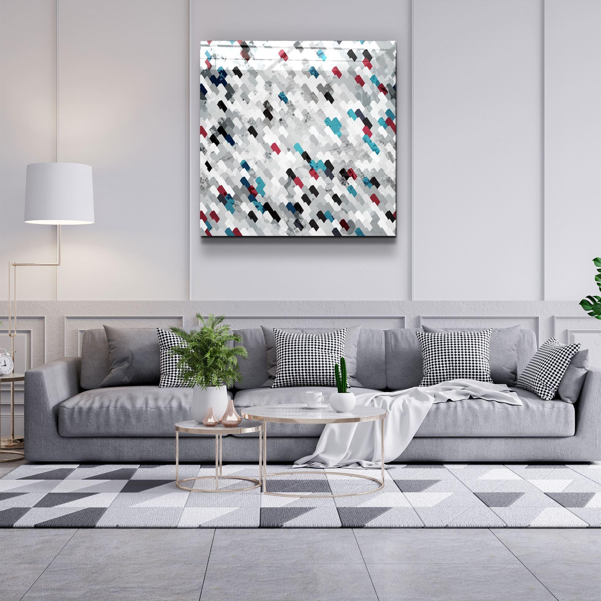 Tableau Abstrait Pixelisé