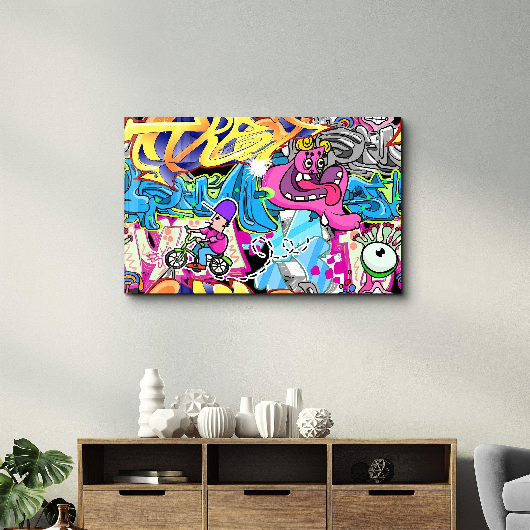 Poster décoratif "Graffiti Pop – Urban Edition"