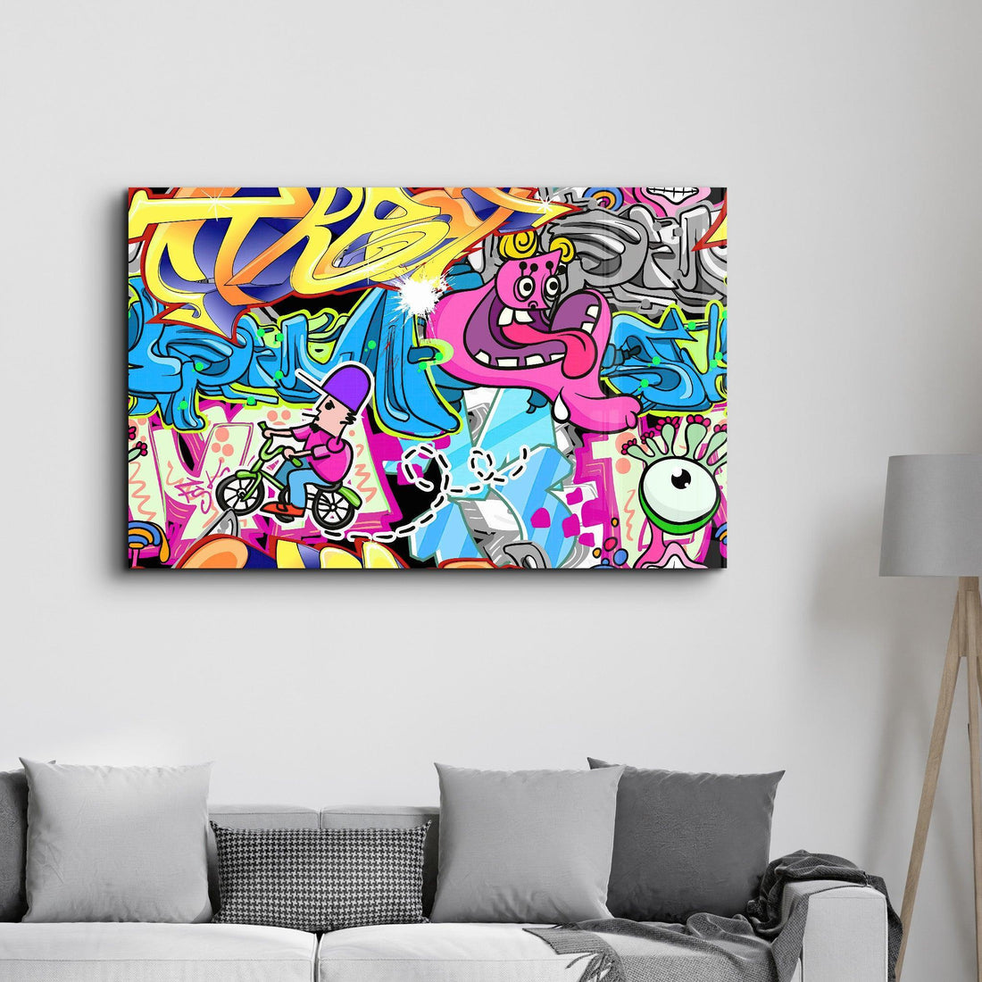 Poster décoratif "Graffiti Pop – Urban Edition"