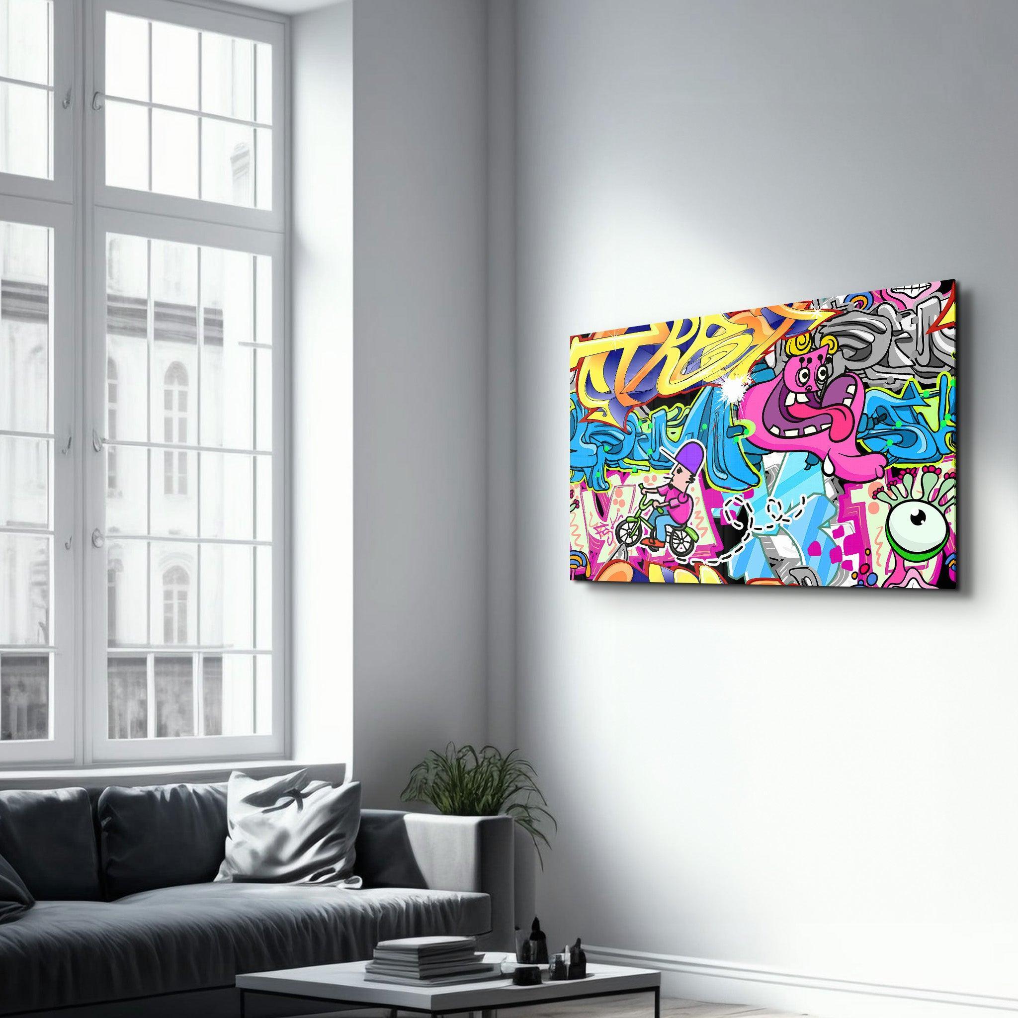 Poster décoratif "Graffiti Pop – Urban Edition"