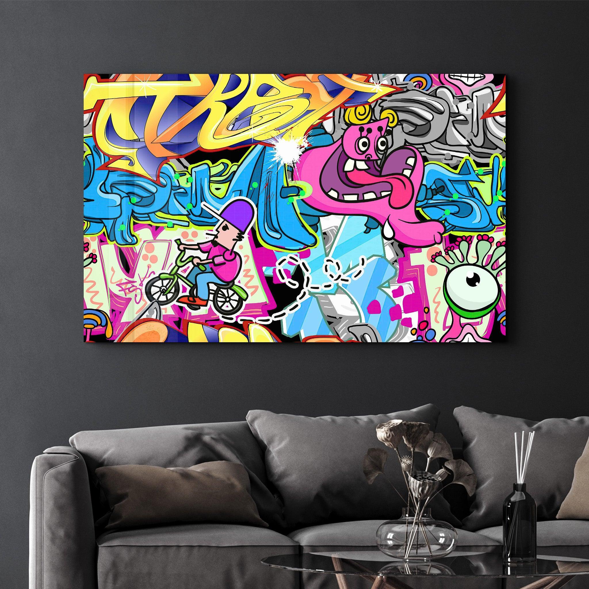 Poster décoratif "Graffiti Pop – Urban Edition"