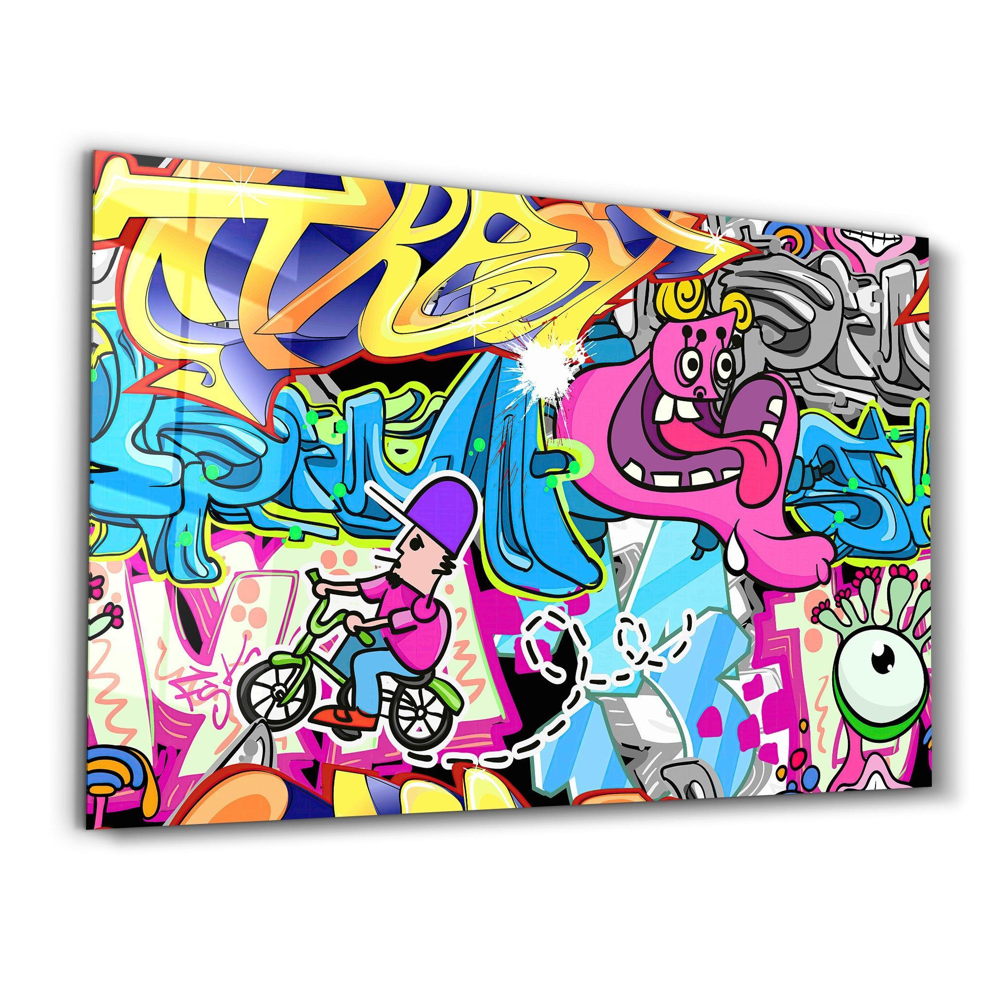 Poster décoratif "Graffiti Pop – Urban Edition"